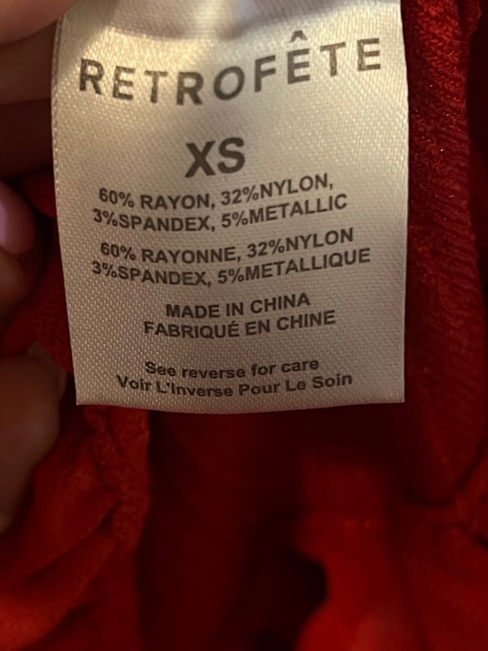 Retrofête Kennedi Knit Dress Metallic Geranium - Picture 11 of 15
